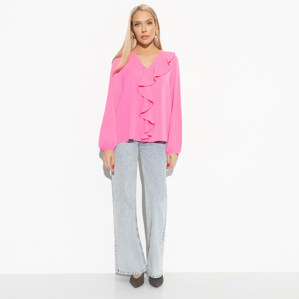 Блуза Стильный триумф (love). Состав: 95% п/э, 5% эластан