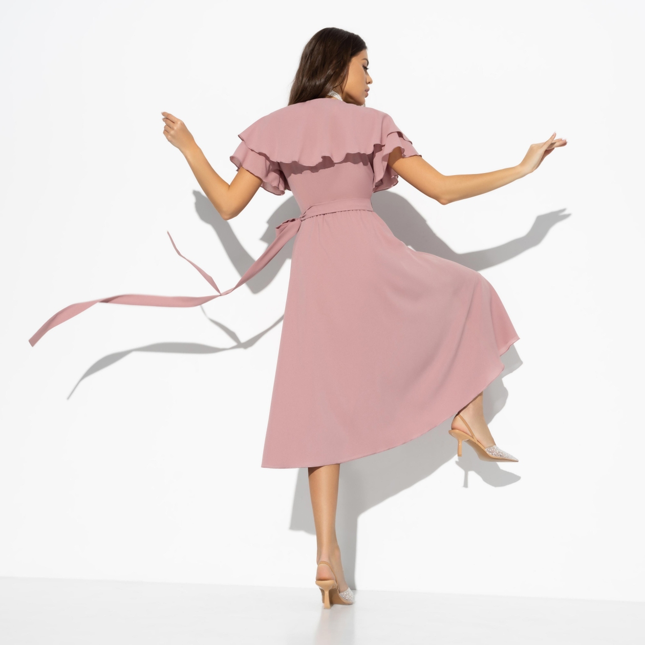 Платье Счастье влюбленности (soft rose). Состав: 100% п/э