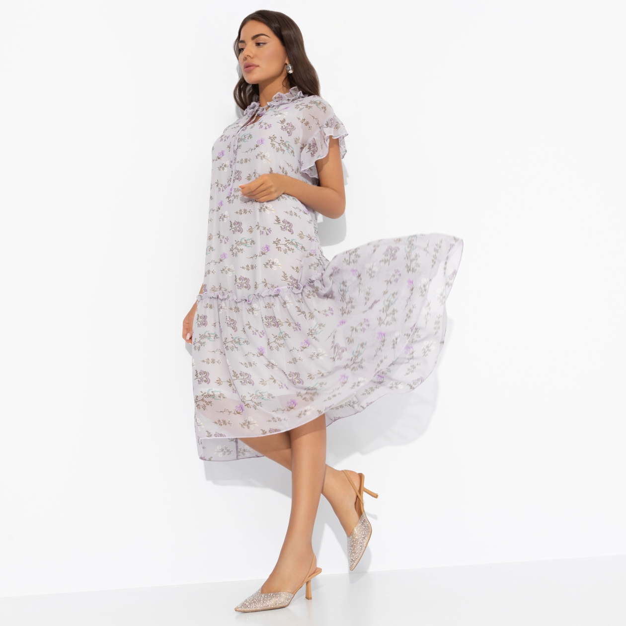 Платье Невидимый магнетизм (gray). Состав: 97% п/э, 3% спандекс