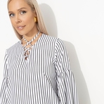 Блуза Вечный тренд. Состав: 55% хлопок, 45% полиэстер