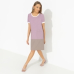 Платье Утонченность с характером. Состав: 80% п/э, 15% лен, 5% эластан