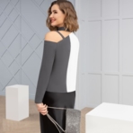 Блуза Фантазия элегантности. Состав: 32% вискоза, 63% п/э, 5% спандекс