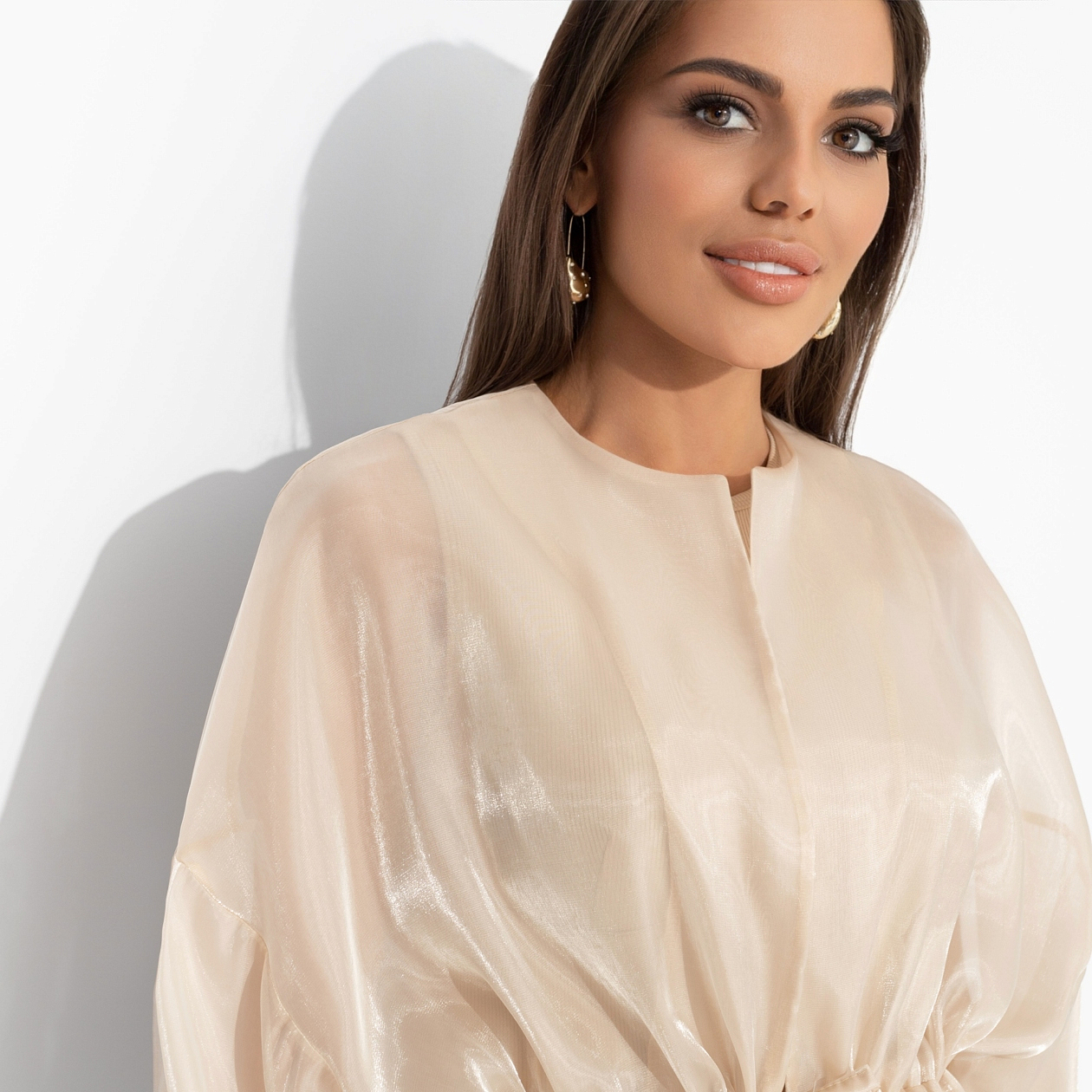 Жакет Вершина восхищения (бежевый). Состав: 100% полиэстер