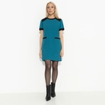 Платье За день до отпуска (green). Состав: 95% п/э, 5% спандекс