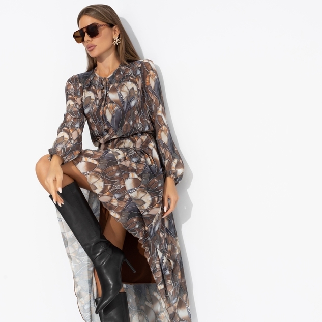 Платье Летящие мгновения (brown)