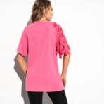 Футболка Закружила любовь. Состав: 65% п/э, 30% вискоза, 5% спандекс