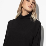 Туника Внутри красоты (блэк). Состав: 65% п/э, 30% вискоза, 5% эластан