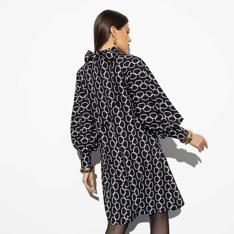 Платье Леди элегант (rock). Состав: 95% п/э, 5% эластан