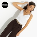 Создана для поцелуев (белая). Купить женский Топ оптом от производителя.