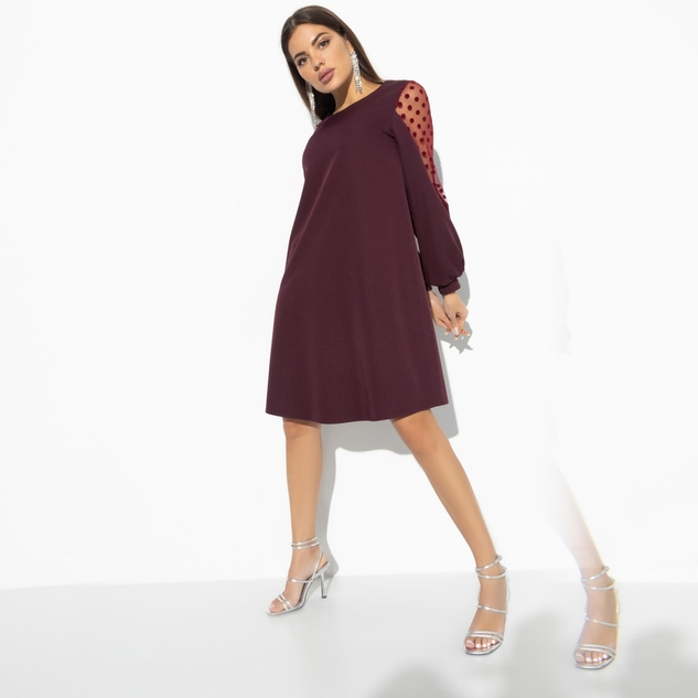 Платье Секрет любви (магия бордо) 