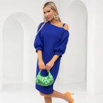 Платье Тайна шикарной красотки (электрик). Состав: 95% п/э, 5% эластан