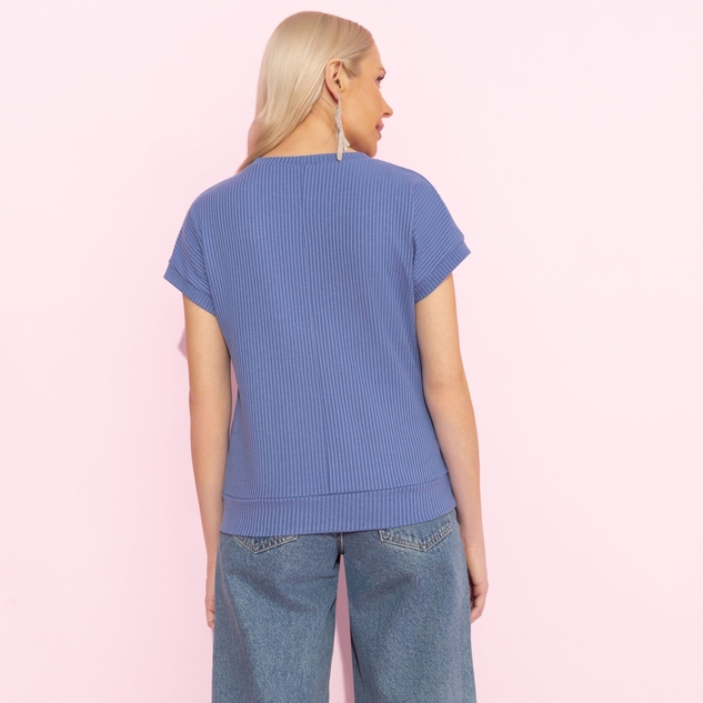 Футболка Искусство строить глазки (синий) 