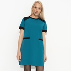 Платье За день до отпуска (green). Состав: 95% п/э, 5% спандекс