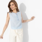 Блуза Легкое настроение (горох). Состав: 95% п/э, 5% спандекс