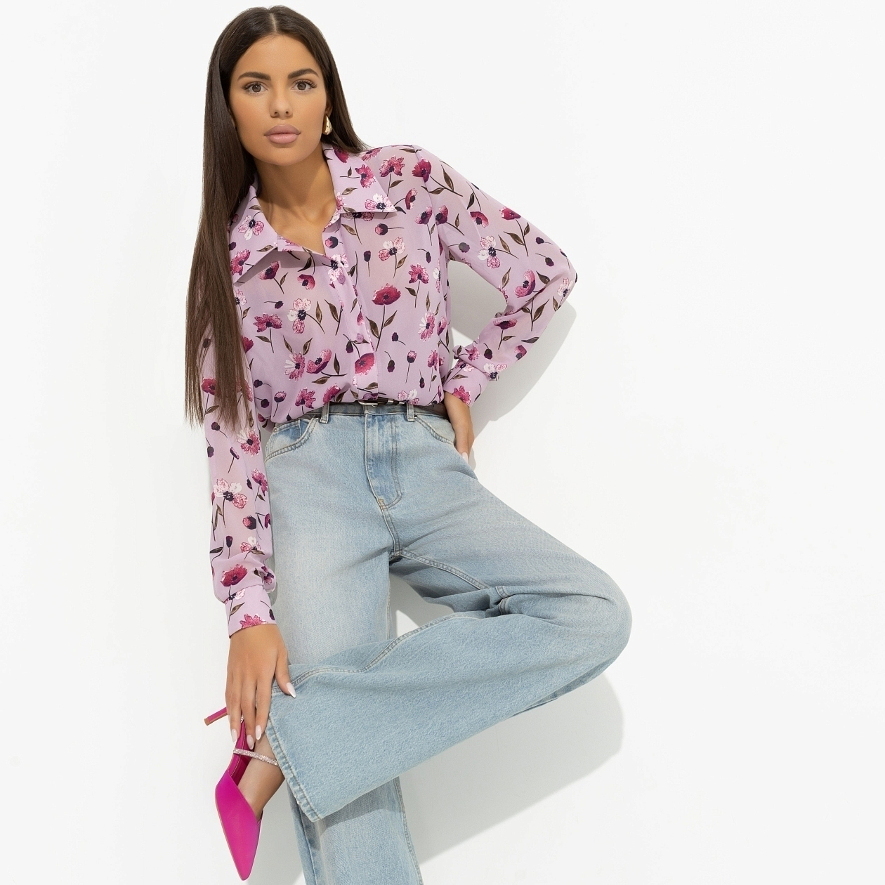 Цветущее очарование (розовый поцелуй). Состав: 100% полиэстер