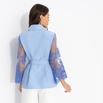 Жакет Даю автограф (с поясом). Состав: 95% п/а, 5% эластан