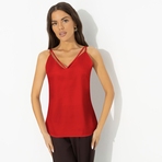 Создана для поцелуев (red). Купить женский Топ оптом от производителя.