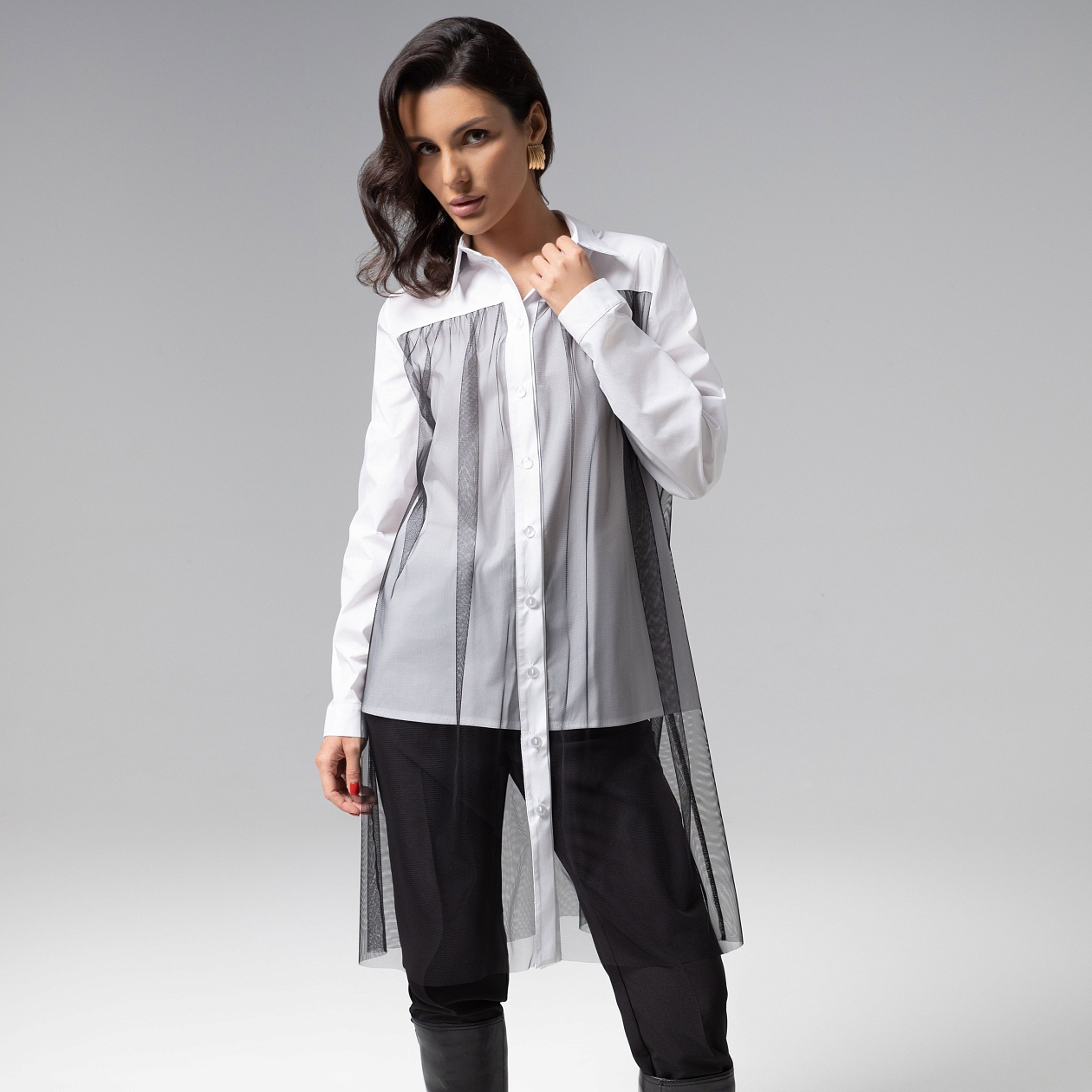 Срочно на обложку (white). Состав: 95% вискоза, 5% эластан