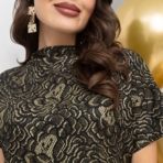 Платье Драгоценная (золотой восторг). Состав: 95% п/э, 5% эластан