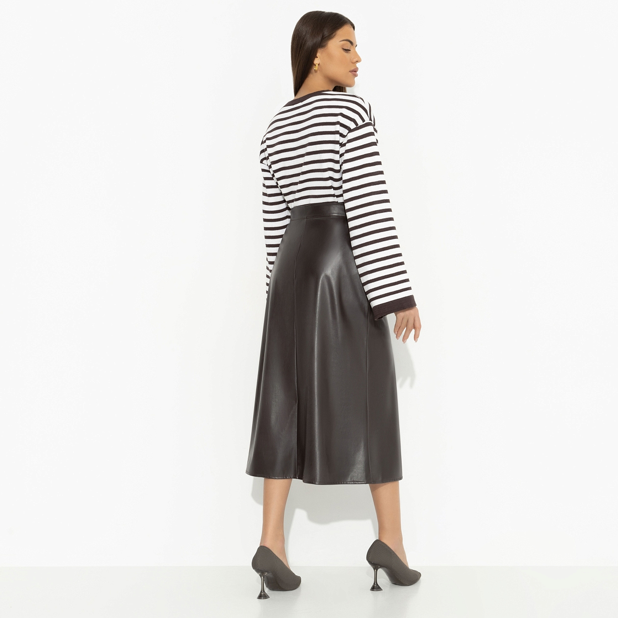 Откровенно шикарная (коричневый). Купить женский Юбка оптом от производителя.