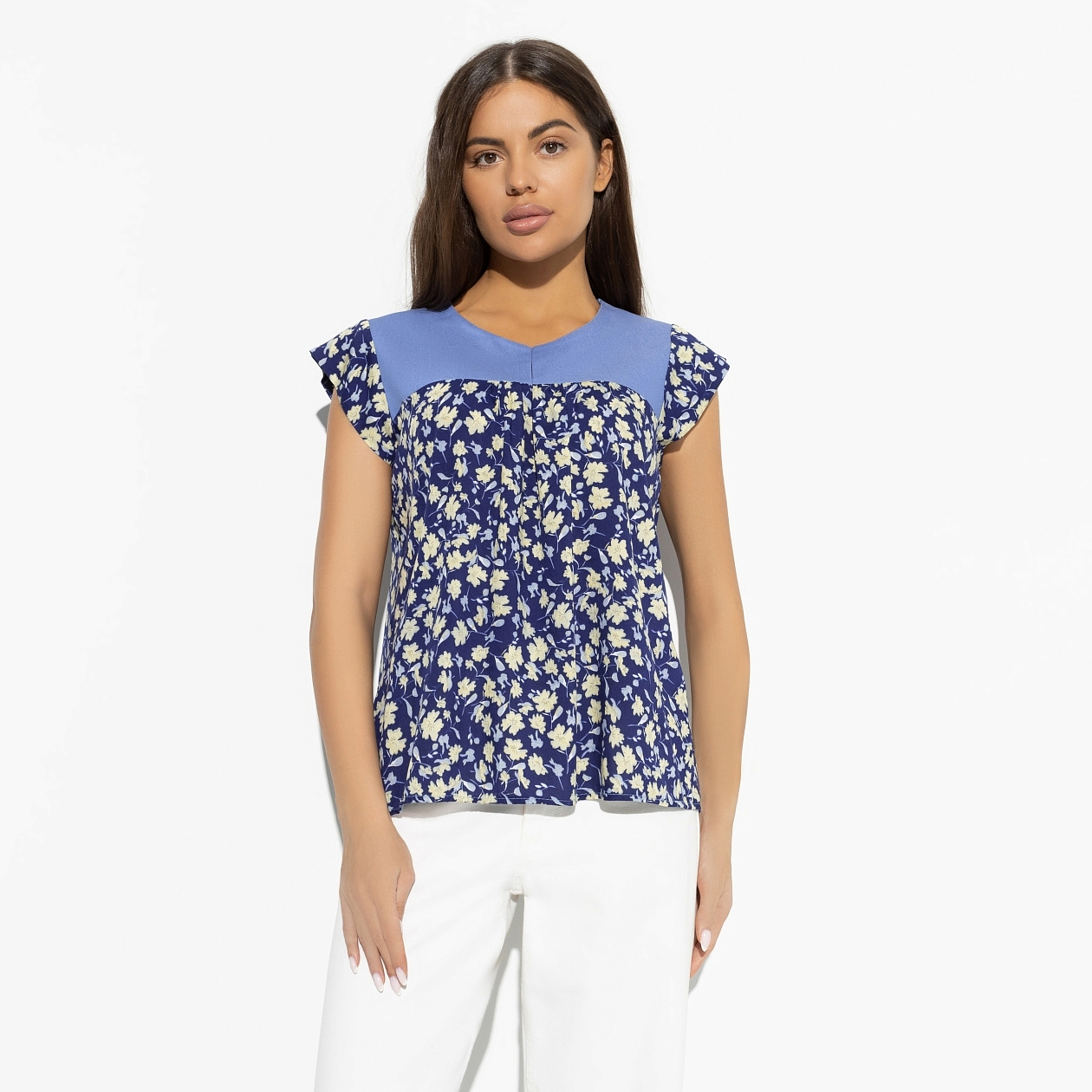 Туника Особый шарм. Состав: 78% хлопок, 20% п/э, 2% эластан