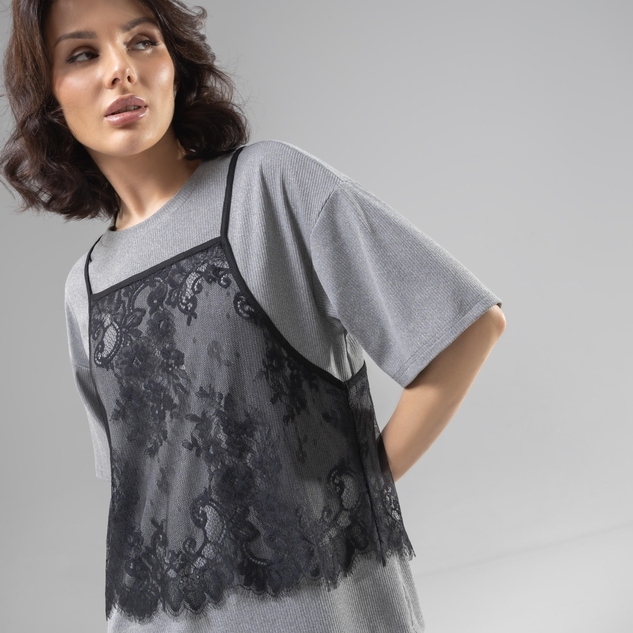 Футболка Модный тандем (2 в 1) 