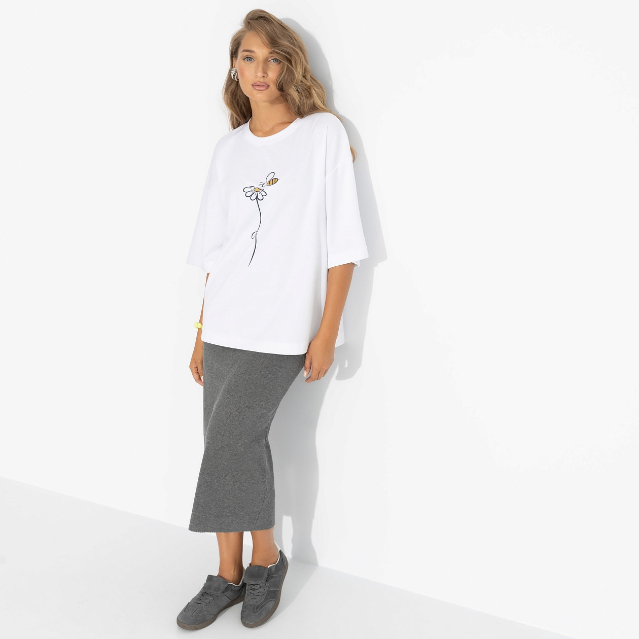 Футболка Мода-мания. Состав: 65% полиэстер, 30% вискоза, 5% стрейч