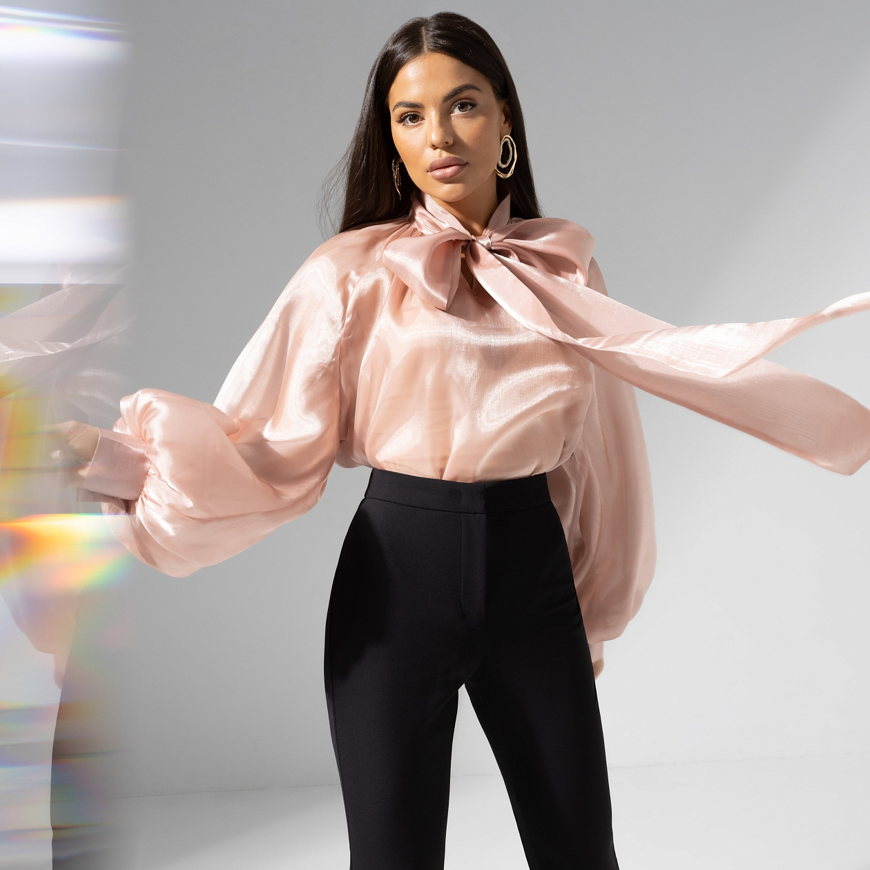 Блуза Привлекаю удачу. Состав: 100% полиэстер