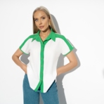 Блуза Модное изыскание (ideal). Состав: 95% п/э, 5% эластан