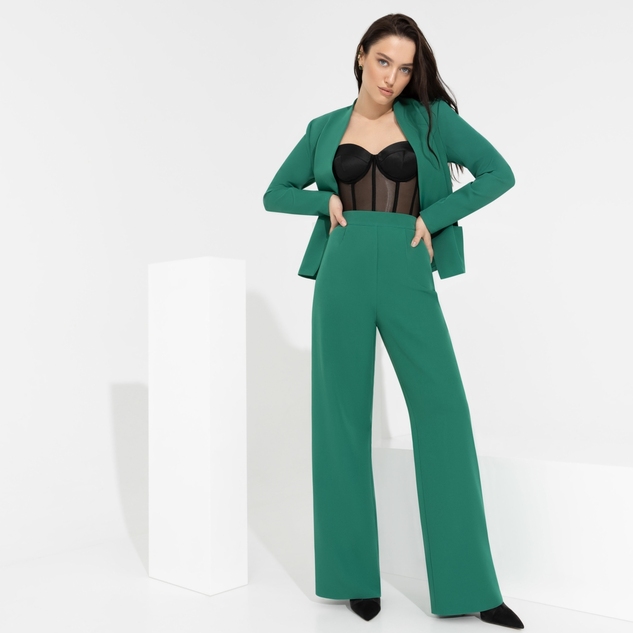 Брюки Модный экстаз (green mist) 