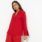 Блуза Амбассадор стиля (red). Состав: 95% п/э, 5% эластан