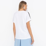 Футболка Всегда нарядна (extra). Состав: 65% п/э, 30% вискоза, 5% стрейч