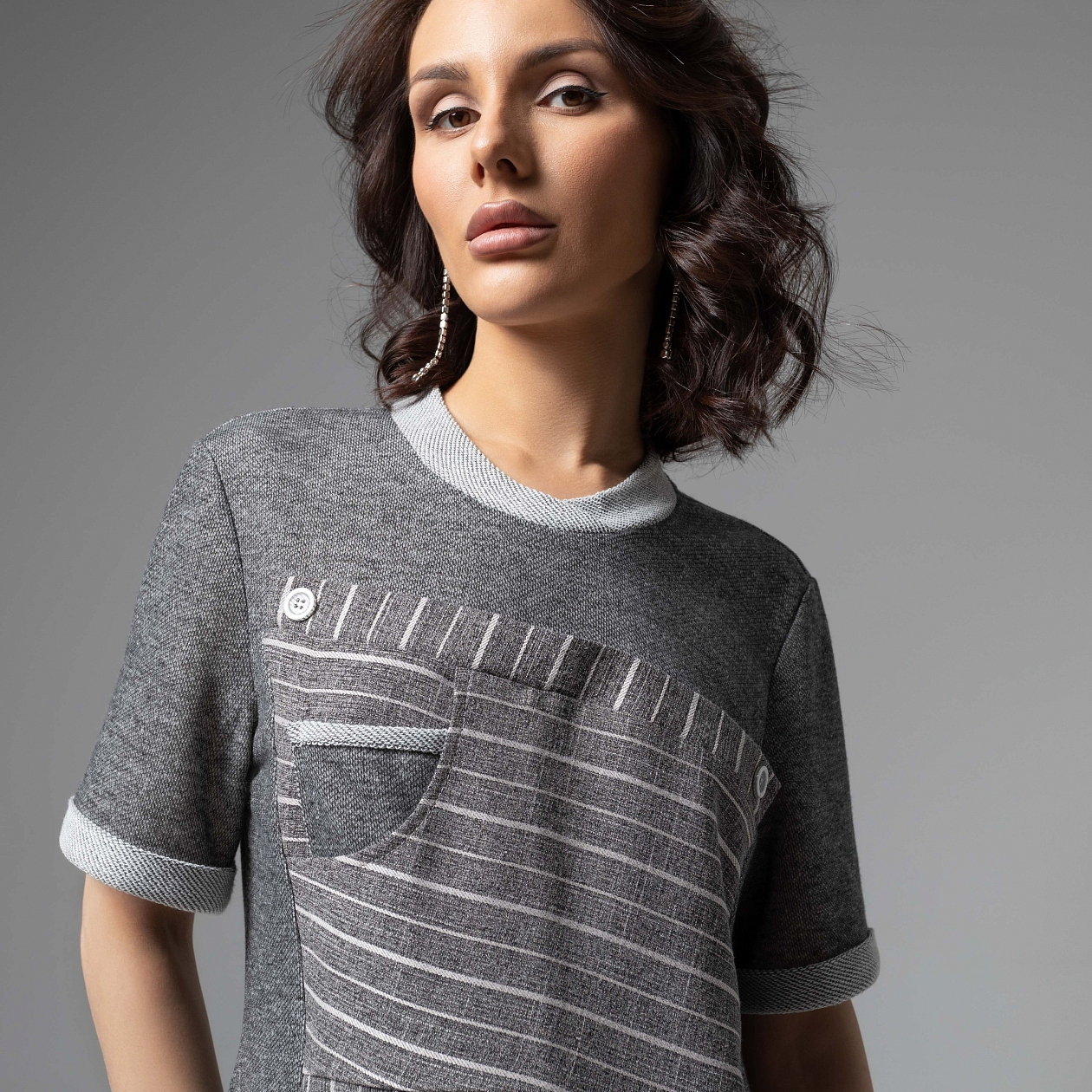 Платье Простая формула роскоши. Состав: 40% п/э, 30% хлопок, 25% вискоза, 5% спандекс