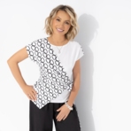 Блуза Все взгляды - на прекрасное (экстра). Состав: 95% п/а, 5% эластан