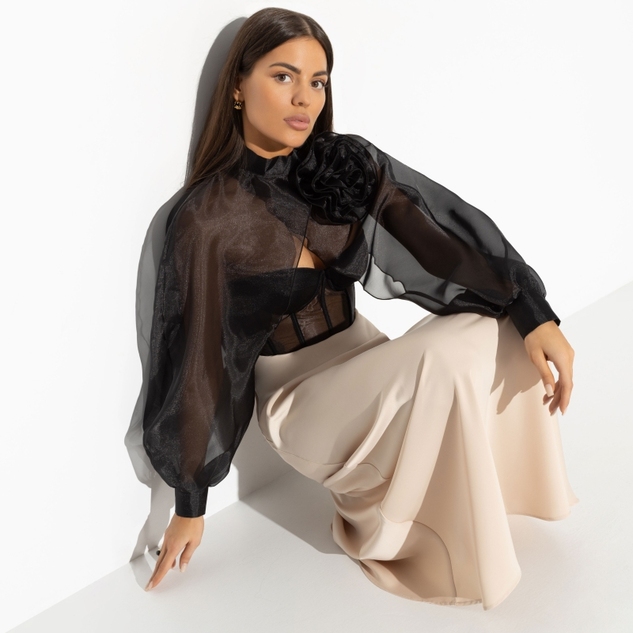 Болеро Деловой взгляд (lady, с брошкой) 