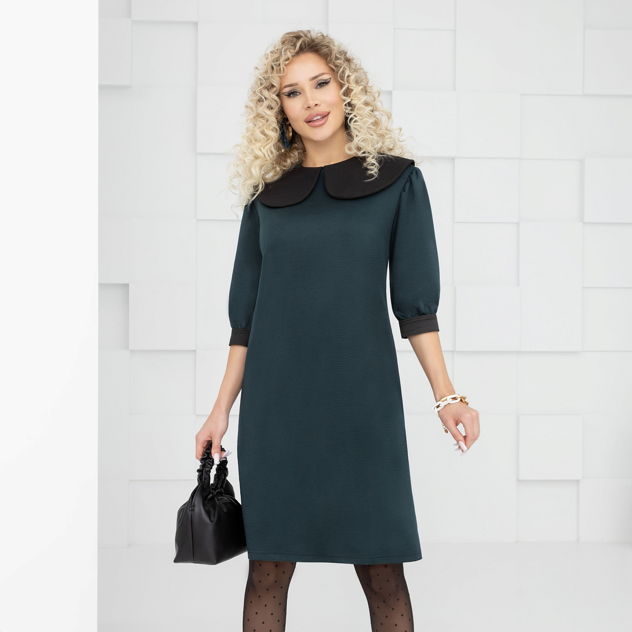 Платье Кутюр-шоу (грин). Состав: 95% п/э, 5% эластан