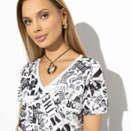 Футболка Любовь рядом (city). Состав: 65% п/э, 30% вискоза, 5% стрейч