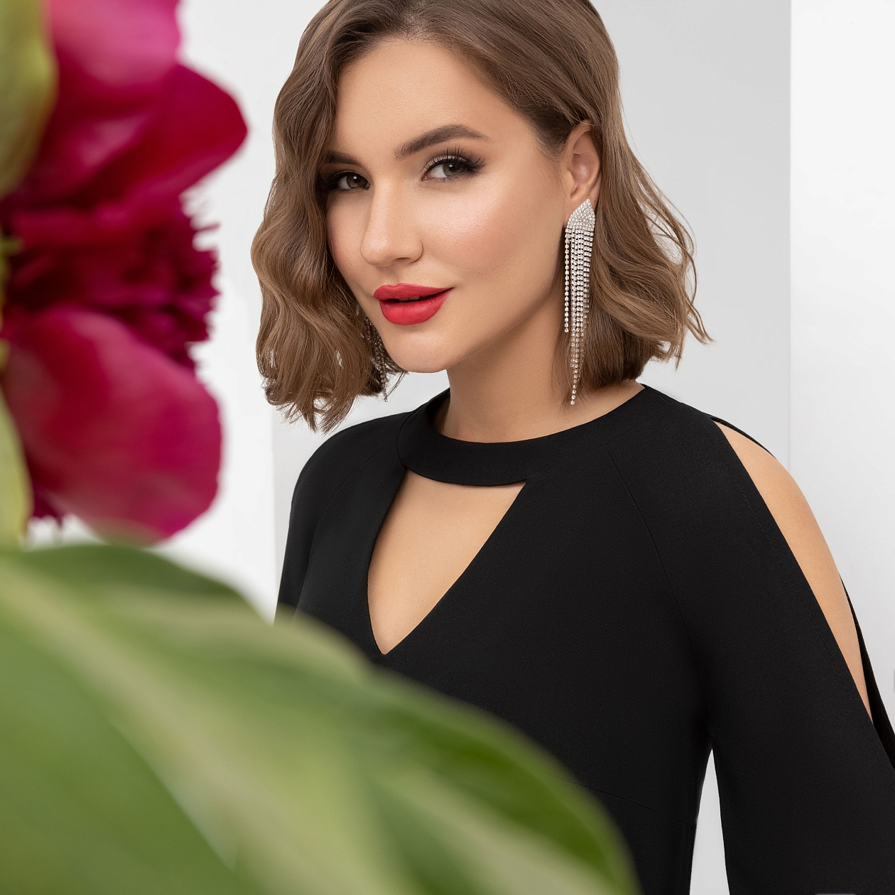 Платье Новые стандарты красоты (блэк). Состав: 96% п/э, 4% эластан