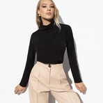 Туника Внутри красоты (блэк). Состав: 65% п/э, 30% вискоза, 5% эластан