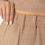 Брючный костюм Энергия цвета (biege, 2 в 1). Состав: 65% п/э, 30% вискоза, 5% эластан