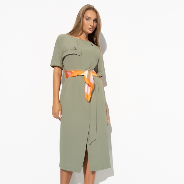 Платье Я онлайн (new style, с поясом) 