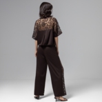 Кюлоты Больше, чем просто стиль (горький шоколад). Состав: 65% п/э, 30% вискоза, 5% спандекс