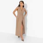 Платье Рождение богини. Состав: 40% полиэстер, 27% вискоза, 23% лён, 10% хлопок