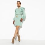 Платье Изысканная дама (с поясом). Состав: 72% п/э, 22% вискоза, 6% спандекс