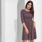 Платье Стильный офис (violet). Состав: 65% хлопок, 35% спандекс