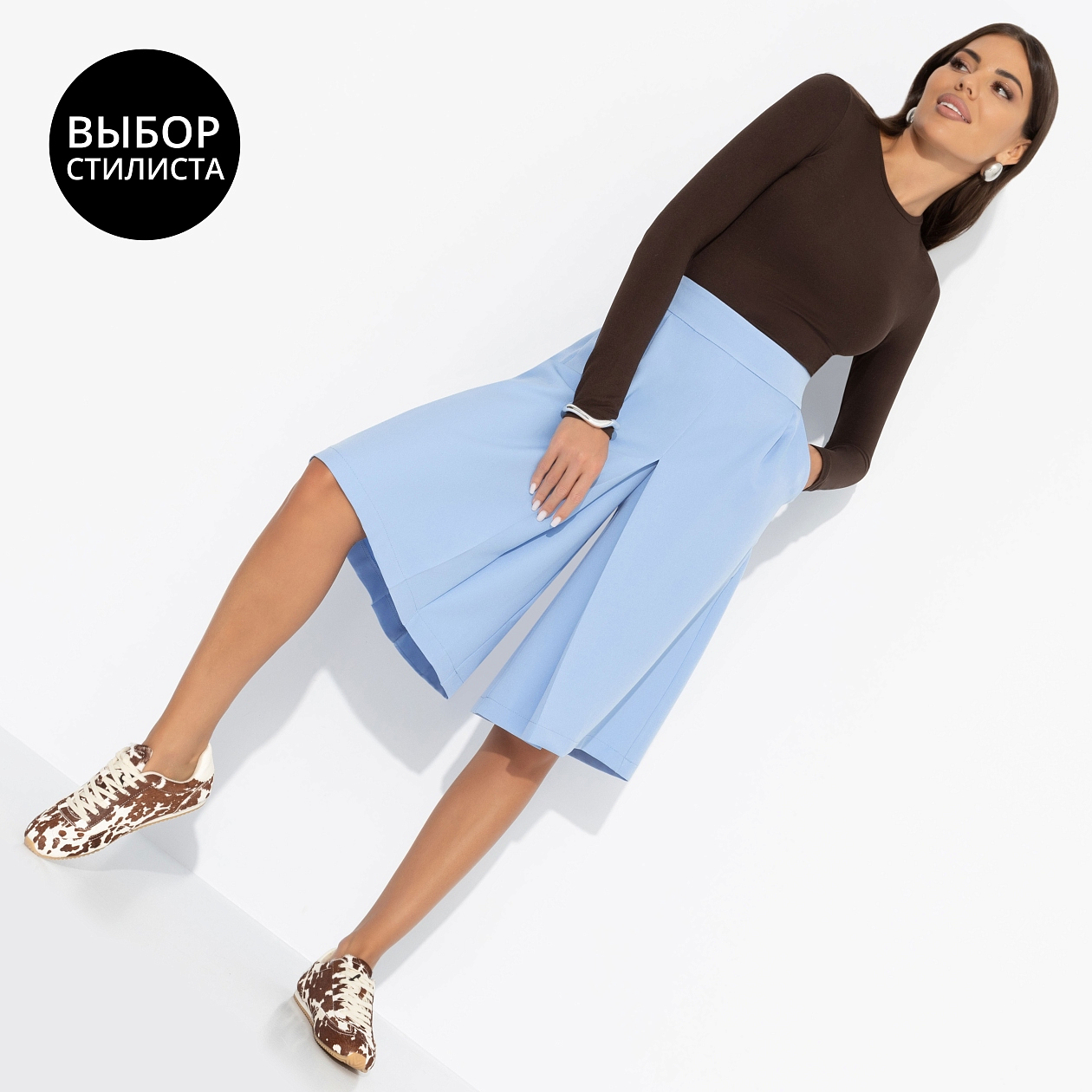 Девочкам это нравится (blue). Купить женский Юбка-шорты оптом от производителя.