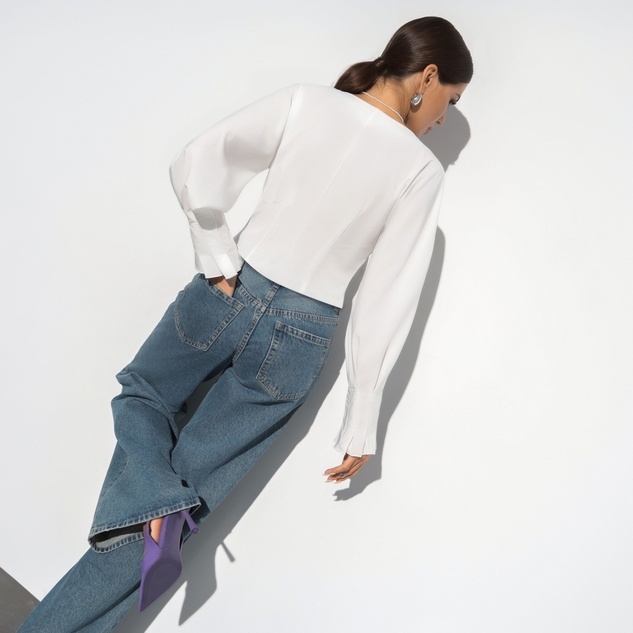 Блуза Стильный диалог (вайт) 