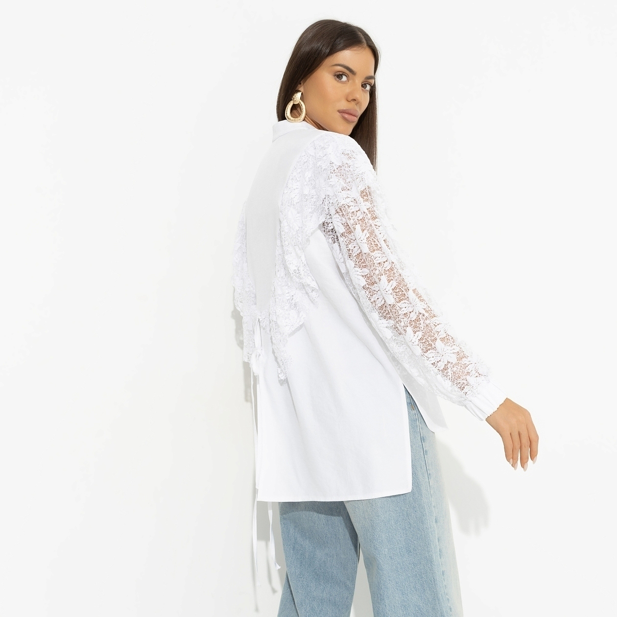 Only You (white). Состав: 65% полиэстер, 30% вискоза, 5% спандекс