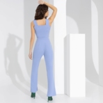 Брюки Деловые аккорды (небесный шик). Состав: 60% полиэстер, 37% вискоза, 3% спандекс