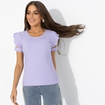 Футболка Высокая мода без усилий. Состав: 65% п/э, 30% вискоза, 5% спандекс